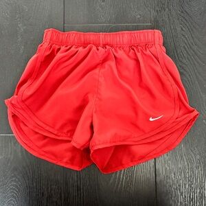 Nike red athletic shorts size small